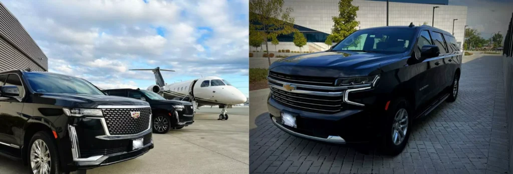 SUVs AT Private Airport